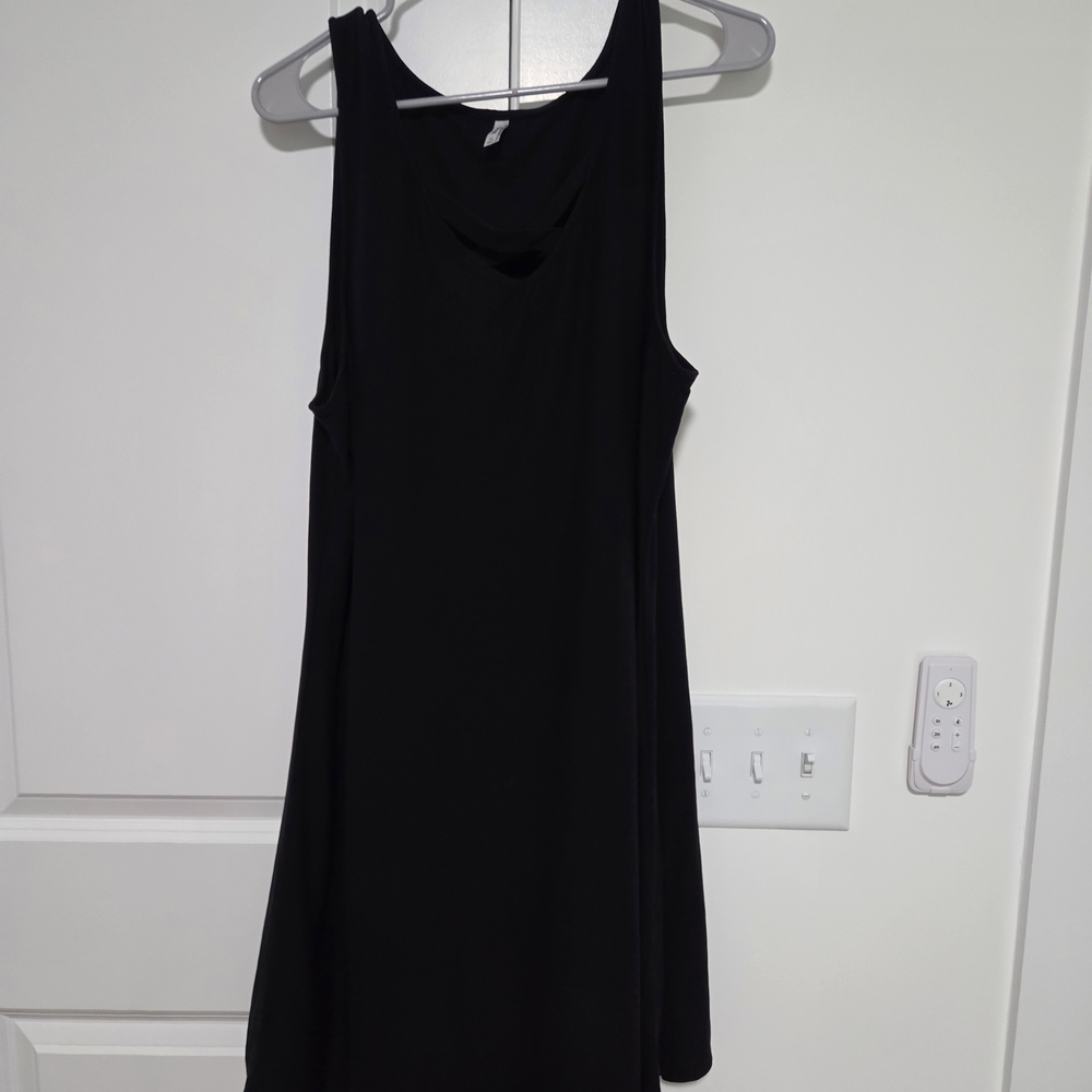 Mudd Black Sleeveless Dress With Criss Cross Neckline